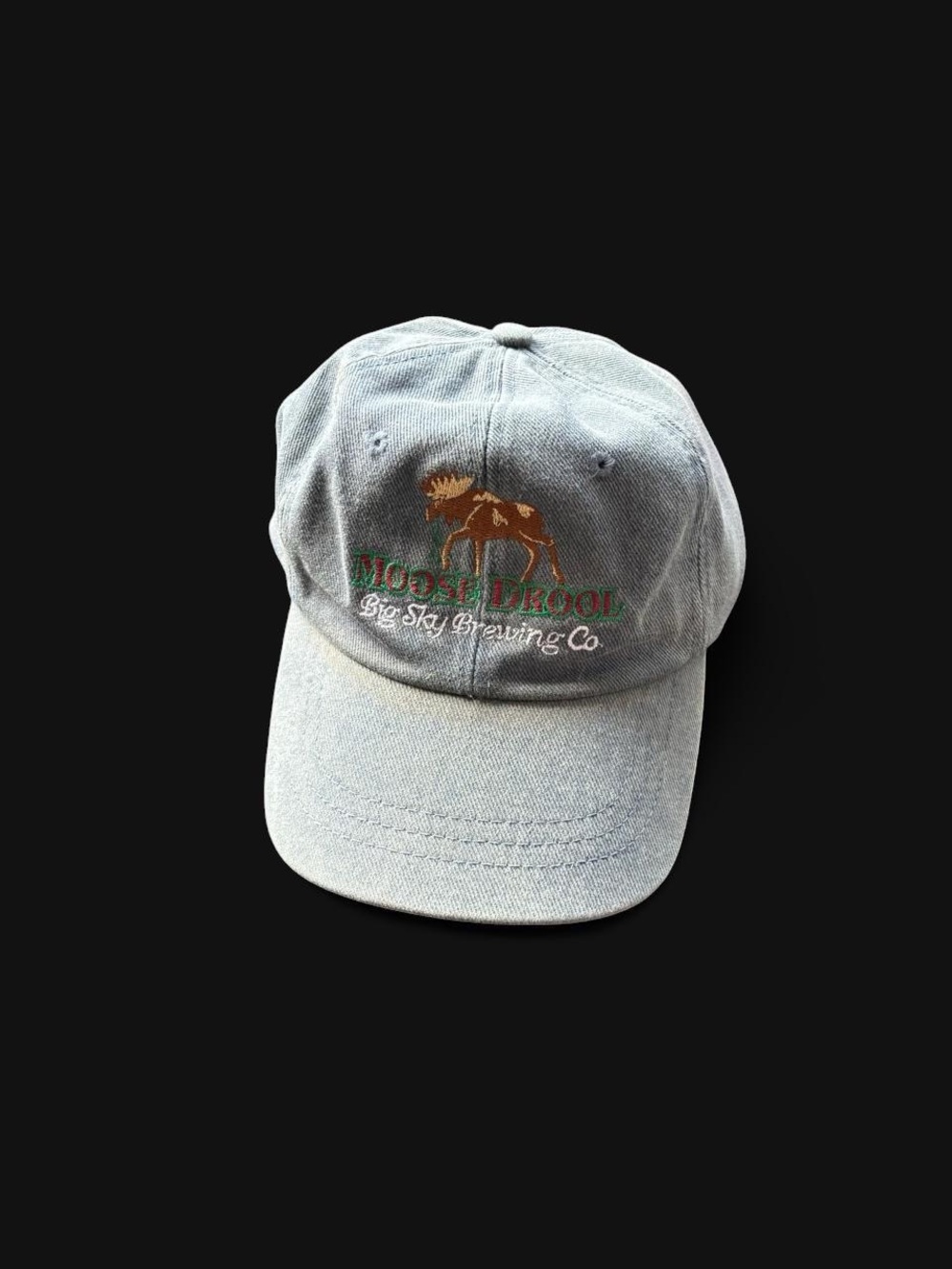 ✨Big Sky Brewing Co. gray cap with embroidered moose logo✨
